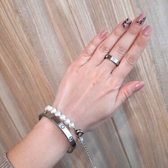 Fine Jewelry Natural Freshwater Baroque White Pearl Classy Bracelet NEW - Picture 4 of 7